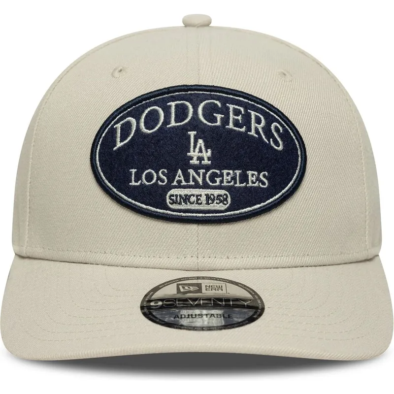 lippikset-kaareva-beige-snapback-9seventy-stretch-snap-patch-los-angeles-dodgers-mlb-new-era