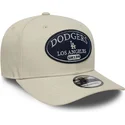 lippikset-kaareva-beige-snapback-9seventy-stretch-snap-patch-los-angeles-dodgers-mlb-new-era