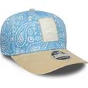 new-era-curved-brim-9seventy-stretch-snap-lifestyle-racing-bulls-f1-team-formula-1-blue-and-beige-snapback-cap
