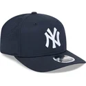 lippikset-kaareva-laivastonsininen-snapback-9seventy-stretch-snap-perf-new-york-yankees-mlb-new-era