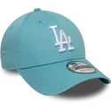 lippikset-kaareva-sininen-saadettava-nauha-9forty-league-essential-los-angeles-dodgers-mlb-new-era