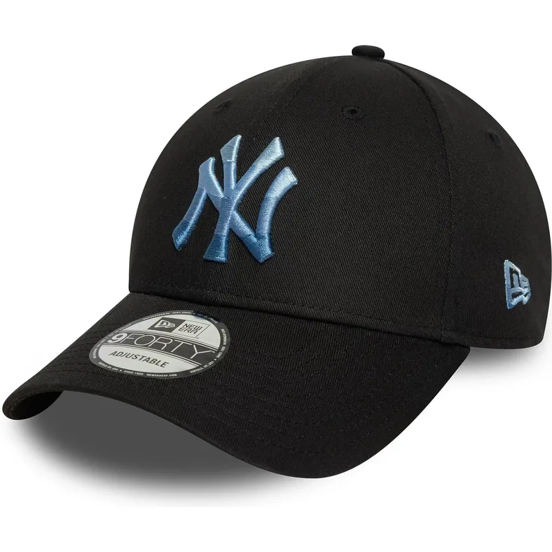 lippikset-kaareva-musta-saadettava-nauha-9forty-ombre-infill-new-york-yankees-mlb-new-era