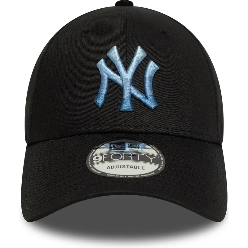 lippikset-kaareva-musta-saadettava-nauha-9forty-ombre-infill-new-york-yankees-mlb-new-era