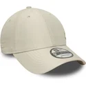 new-era-curved-brim-9forty-tonal-flawless-new-york-yankees-mlb-beige-adjustable-cap-with-beige-logo