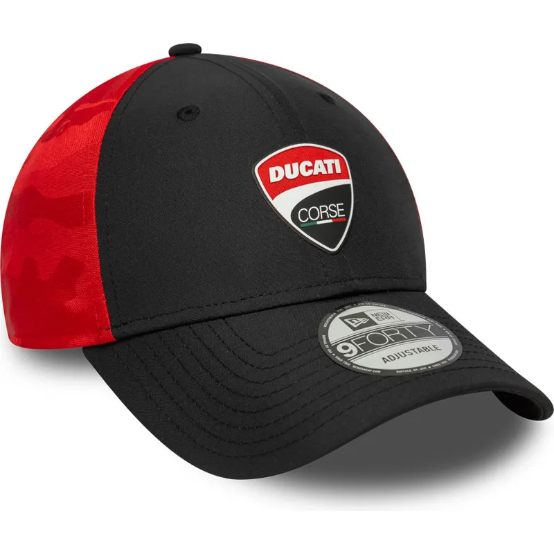 lippikset-kaareva-musta-saadettava-nauha-9forty-ducati-motor-motogp-new-era