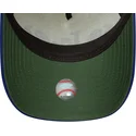 new-era-curved-brim-a-frame-paisley-los-angeles-dodgers-mlb-beige-and-blue-snapback-cap