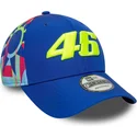 lippikset-kaareva-sininen-snapback-9forty-fanwear-valentino-rossi-vr46-motogp-new-era