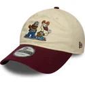 lippikset-kaareva-beige-saadettava-nauha-9twenty-garfield-y-odie-new-era