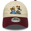 lippikset-kaareva-beige-saadettava-nauha-9twenty-garfield-y-odie-new-era