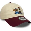 lippikset-kaareva-beige-saadettava-nauha-9twenty-garfield-y-odie-new-era
