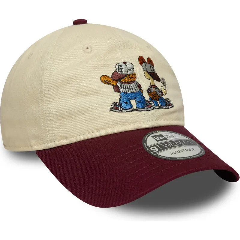 lippikset-kaareva-beige-saadettava-nauha-9twenty-garfield-y-odie-new-era