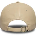 lippikset-kaareva-beige-saadettava-nauha-9twenty-leather-new-york-yankees-mlb-new-era