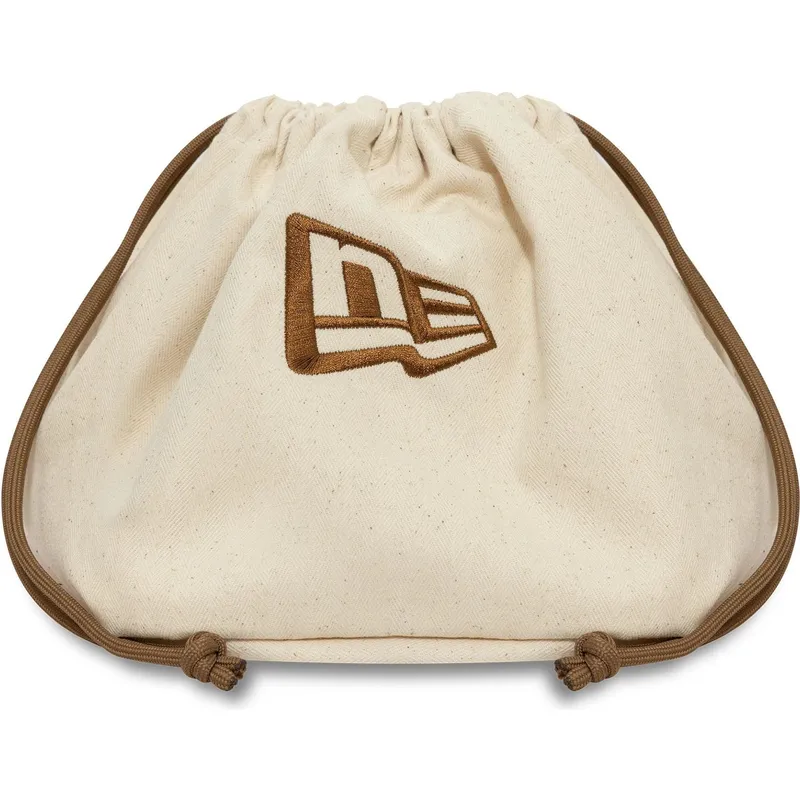 lippikset-kaareva-beige-saadettava-nauha-9twenty-leather-new-york-yankees-mlb-new-era