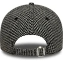 lippikset-kaareva-musta-saadettava-nauha-9twenty-houndstooth-new-york-yankees-mlb-new-era