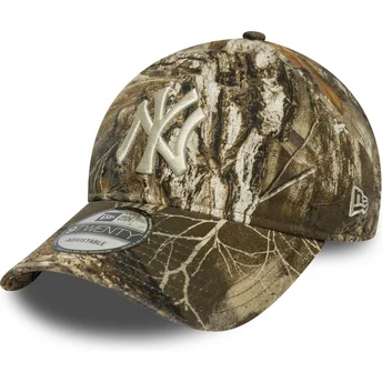 New Era Curved Brim 9TWENTY Realtree New York Yankees MLB Camouflage Adjustable Cap