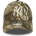 lippikset-kaareva-maastokuvio-saadettava-nauha-9twenty-realtree-new-york-yankees-mlb-new-era