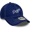 lippikset-kaareva-sininen-saadettava-nauha-9twenty-contrast-stitch-los-angeles-dodgers-mlb-new-era