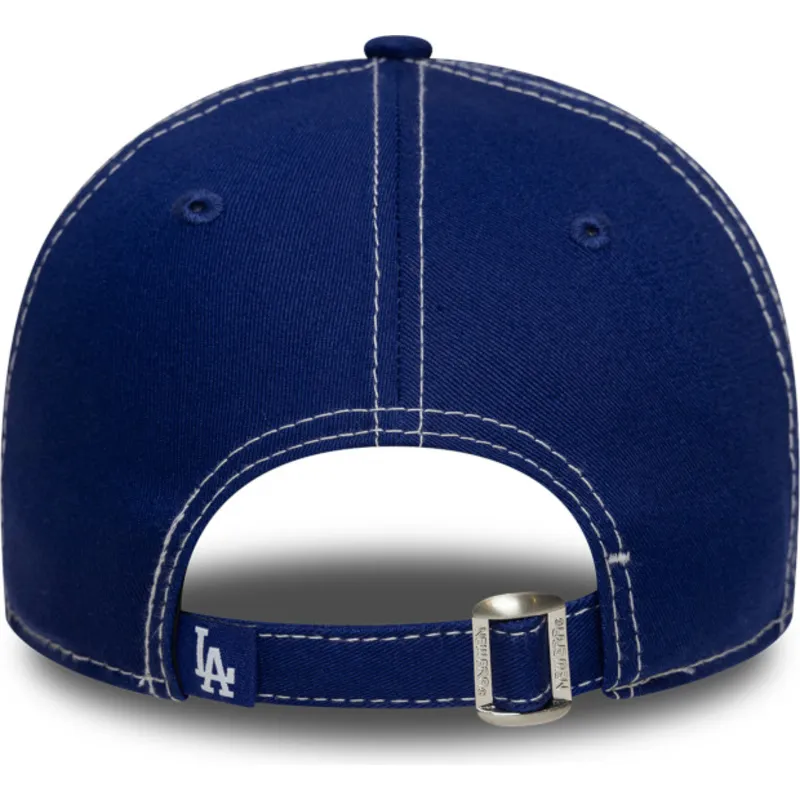 cap-kaareva-blue-adjustable-strap-9twenty-contrast-stitch-los-angeles-dodgers-mlb-new-era