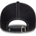lippikset-kaareva-laivastonsininen-saadettava-nauha-9twenty-contrast-stitch-new-york-yankees-mlb-new-era