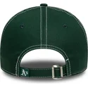 cap-kaareva-green-adjustable-strap-9twenty-contrast-stitch-oakland-athletics-mlb-new-era