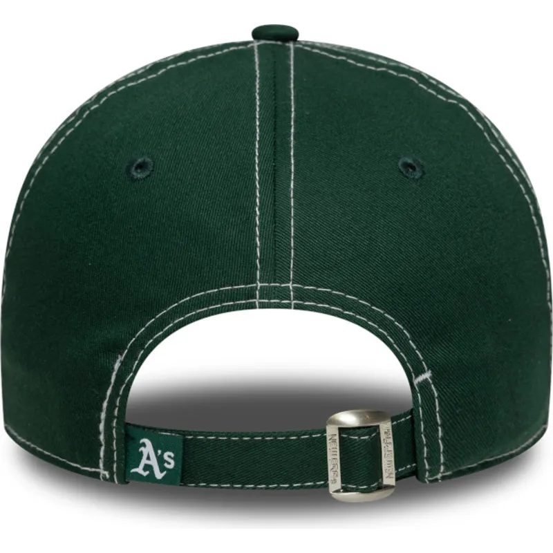 cap-kaareva-green-adjustable-strap-9twenty-contrast-stitch-oakland-athletics-mlb-new-era cap-kaareva-green-adjustable-strap-9twenty-contrast-stitch-oakland-athletics-mlb-new-era