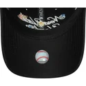 lippikset-kaareva-musta-saadettava-nauha-9forty-floral-script-new-york-yankees-mlb-new-era