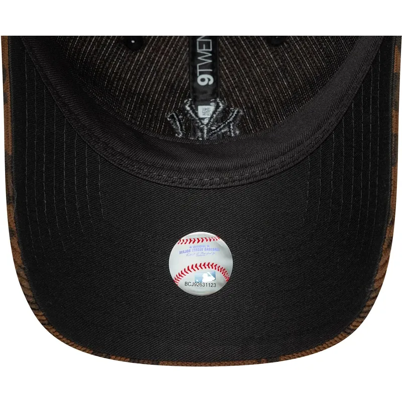 lippikset-kaareva-leopardi-saadettava-nauha-9forty-leopard-cord-new-york-yankees-mlb-new-era