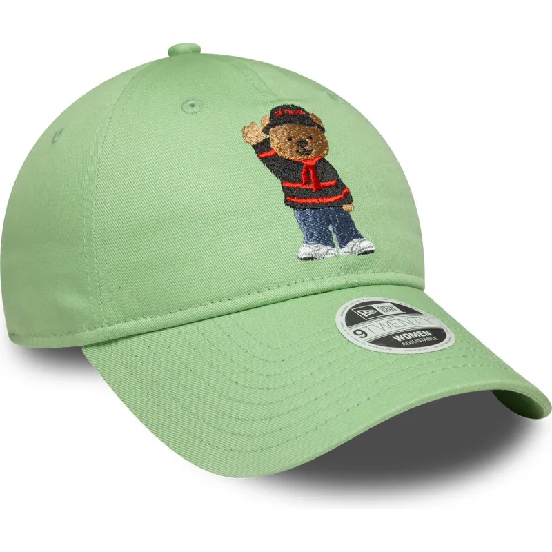 cap-kaareva-green-adjustable-strap-claro-9twenty-bear-ac-milan-serie-a-new-era