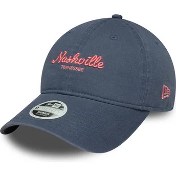 Cap kaareva blue adjustable strap 9TWENTY City Nashville New Era