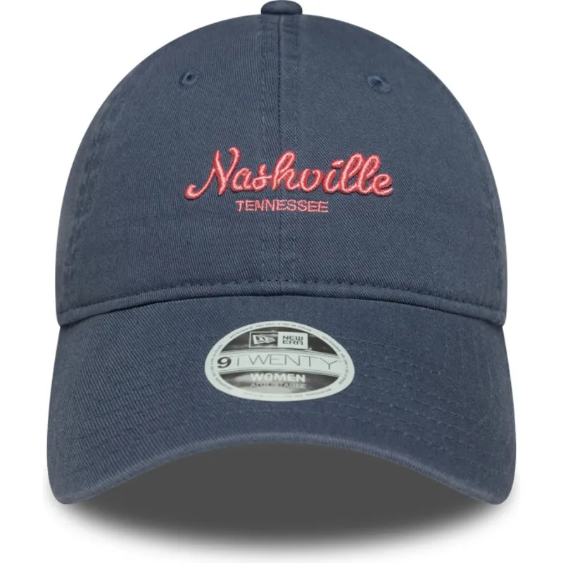 lippikset-kaareva-sininen-saadettava-nauha-9twenty-city-nashville-new-era