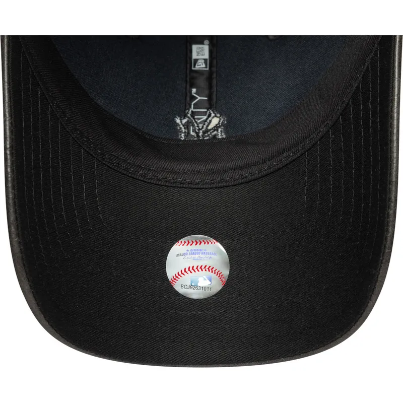 lippikset-kaareva-musta-saadettava-nauha-9twenty-tonal-new-york-yankees-mlb-new-era