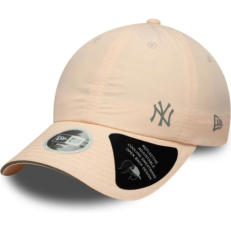 cap-kaareva-pink-adjustable-strap-open-back-flawless-new-york-yankees-mlb-new-era cap-kaareva-pink-adjustable-strap-open-back-flawless-new-york-yankees-mlb-new-era