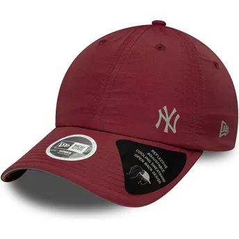 Cap kaareva red adjustable strap granate Open Back Flawless New York Yankees MLB New Era