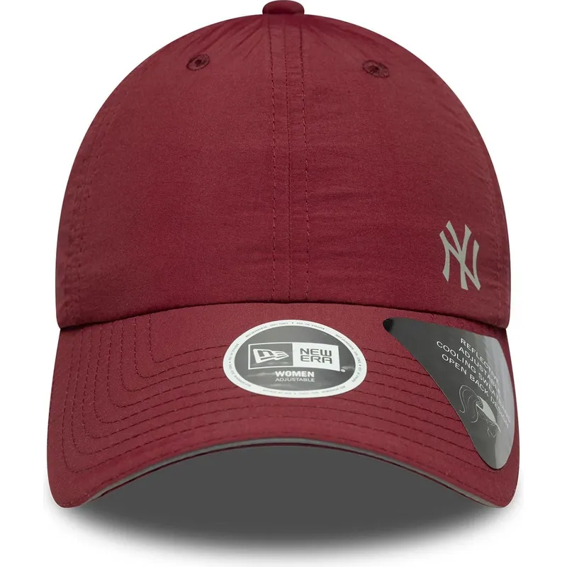 cap-kaareva-red-adjustable-strap-granate-open-back-flawless-new-york-yankees-mlb-new-era cap-kaareva-red-adjustable-strap-granate-open-back-flawless-new-york-yankees-mlb-new-era