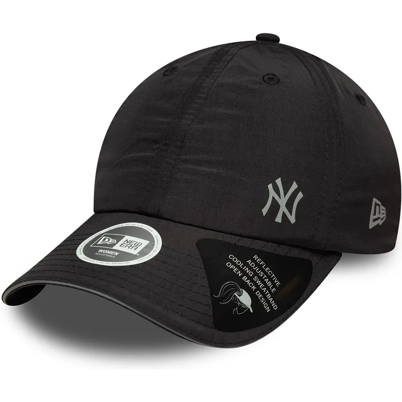 lippikset-kaareva-musta-saadettava-nauha-open-back-flawless-new-york-yankees-mlb-new-era