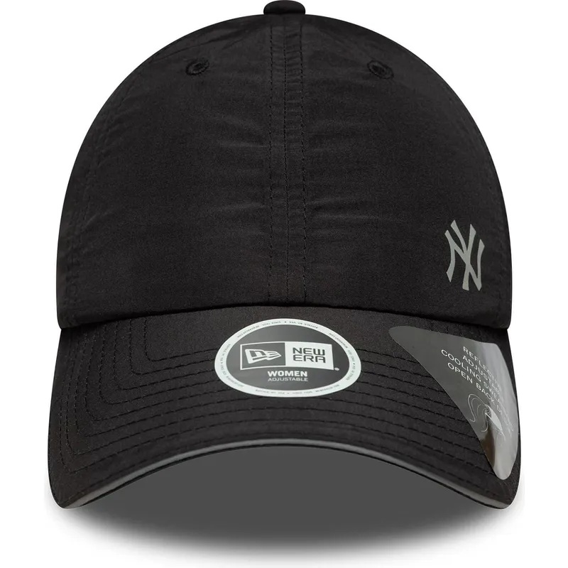 cap-kaareva-black-adjustable-strap-open-back-flawless-new-york-yankees-mlb-new-era cap-kaareva-black-adjustable-strap-open-back-flawless-new-york-yankees-mlb-new-era