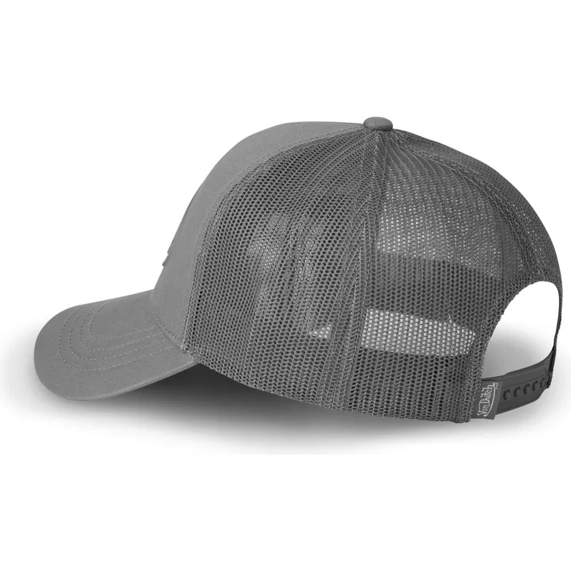 lippikset-kaareva-rekka-harmaa-snapback-log16-von-dutch
