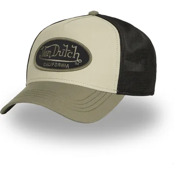 Lippikset kaareva rekka vihreä snapback POLY08 Von Dutch