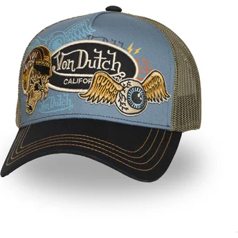 Cap kaareva multicolor snapback Von Dutch