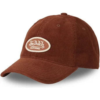 Lippikset kaareva ruskea säädettävä nauha LOG06 Von Dutch