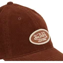 lippikset-kaareva-ruskea-saadettava-nauha-log06-von-dutch