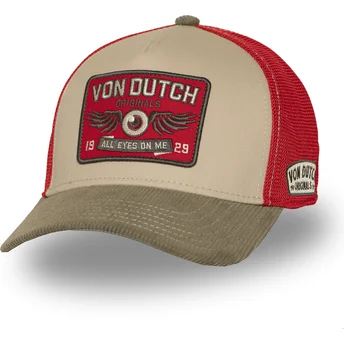 Lippikset kaareva rekka monivärinen snapback SEM06 Von Dutch