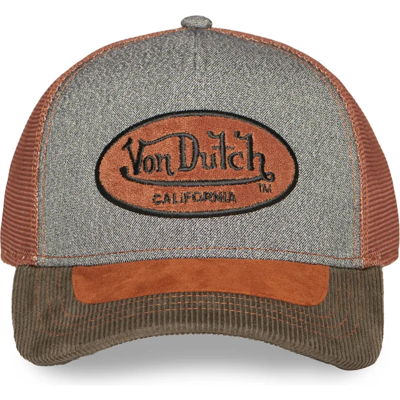lippikset-kaareva-rekka-ruskea-snapback-01-von-dutch
