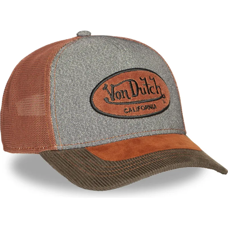 lippikset-kaareva-rekka-ruskea-snapback-01-von-dutch