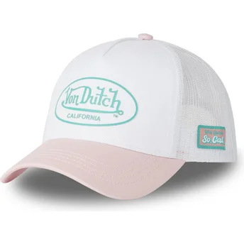 Cap kaareva pink snapback Von Dutch