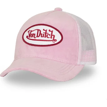 Cap kaareva pink snapback Von Dutch