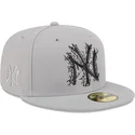 new-era-flat-brim-59fifty-cracked-new-york-yankees-mlb-grey-fitted-cap