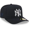 lippikset-kaareva-laivastonsininen-istuva-59fifty-a-frame-wired-new-york-yankees-mlb-new-era