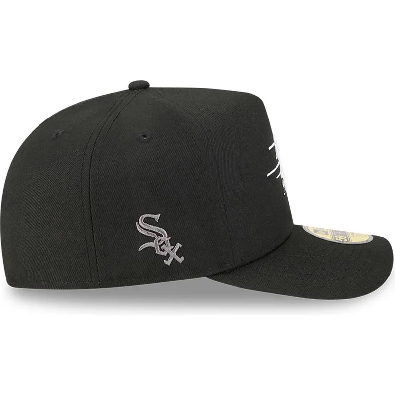 lippikset-kaareva-musta-istuva-59fifty-a-frame-cartoon-chicago-white-sox-mlb-new-era