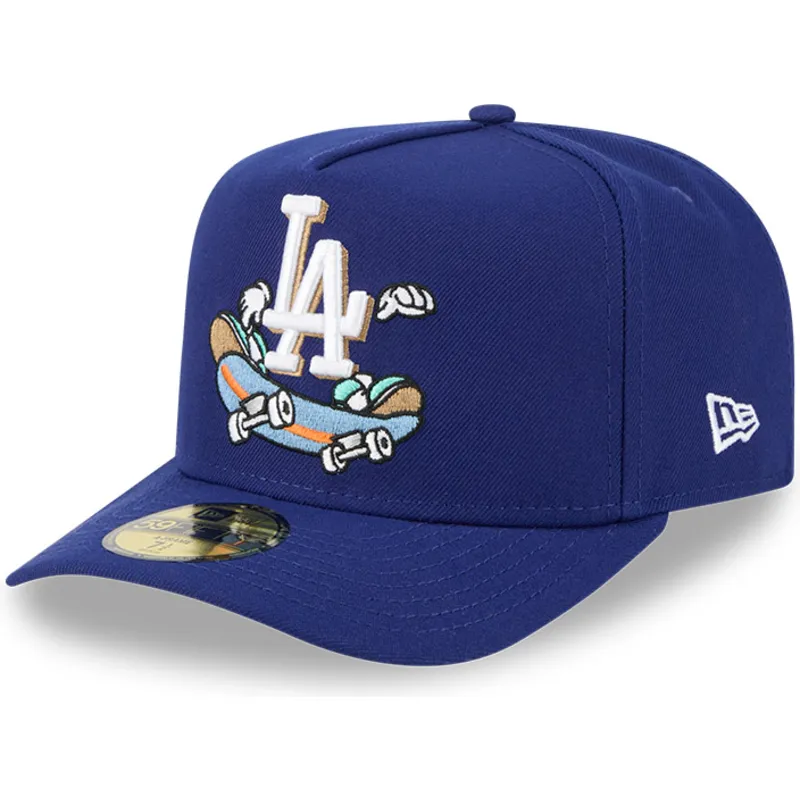 lippikset-kaareva-sininen-istuva-59fifty-a-frame-cartoon-los-angeles-dodgers-mlb-new-era